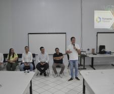 O prefeito de Pontal do Paraná, Rudão Gimenes, presidente da Amlipa