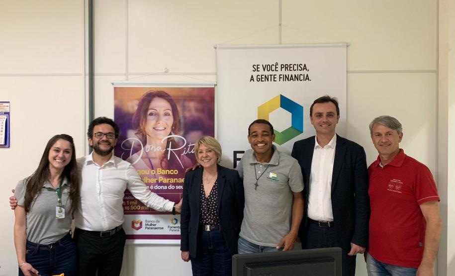 O prefeito de Marmeleiro, no sudoeste do estado, Jaimir Darci Gomes da Rosa, foi o centésimo prefeito a receber os diretores da Fomento Paraná em 2019.